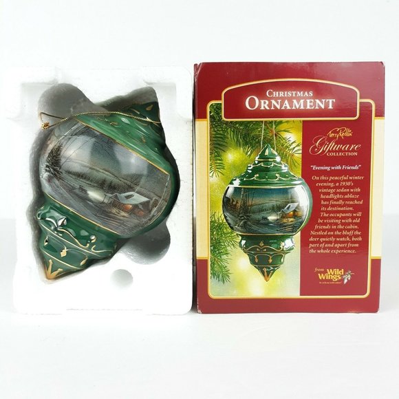 Terry Redlin Evening With Friends Christmas Ornament Wild Wings Collection - Picture 2 of 12